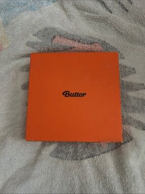 Butter Bright Orange Square Box with Logo